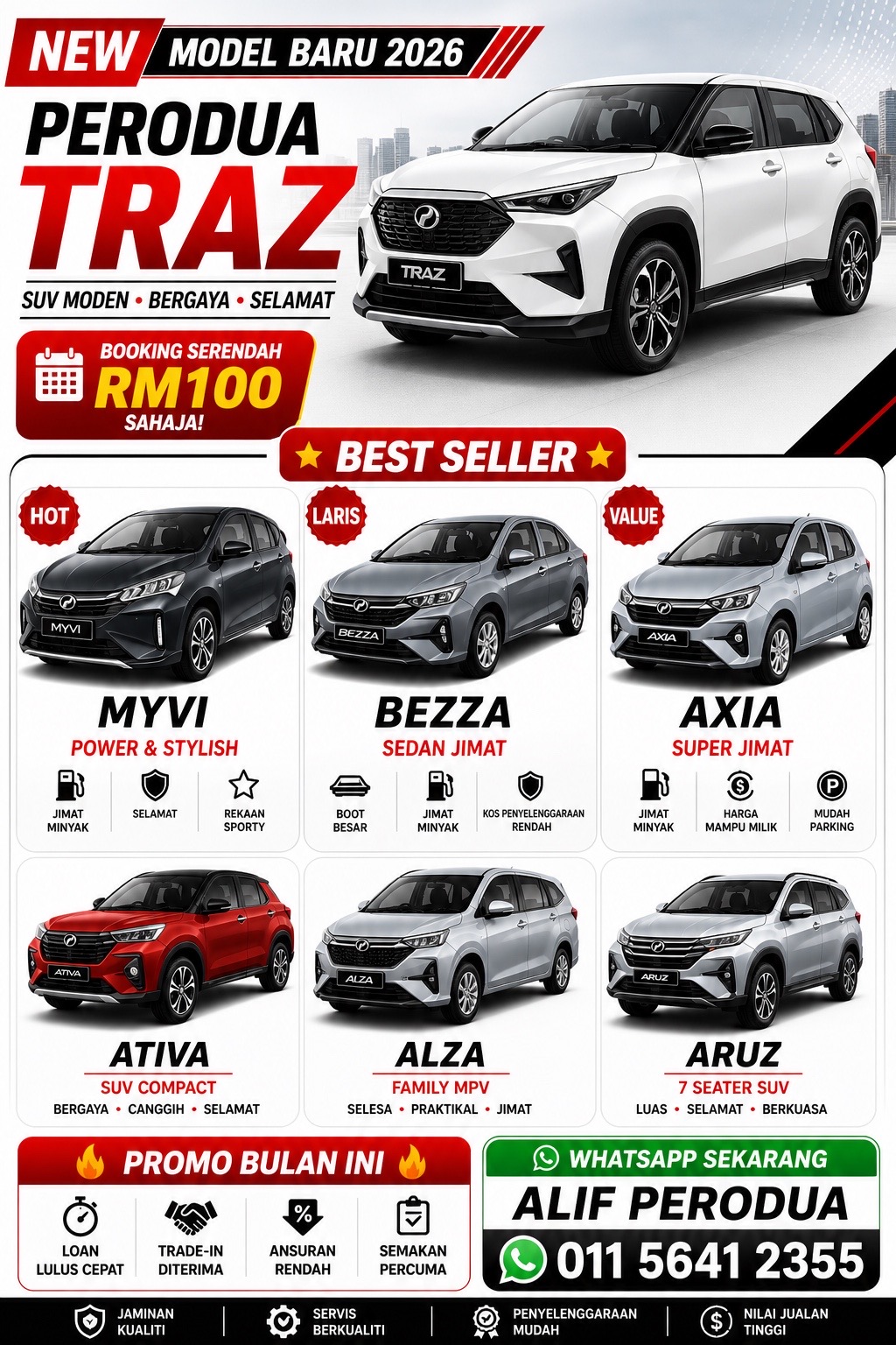 Promosi Perodua Traz 2026
