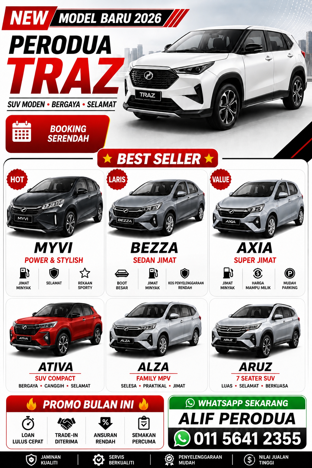 Poster Promosi Perodua 2026
